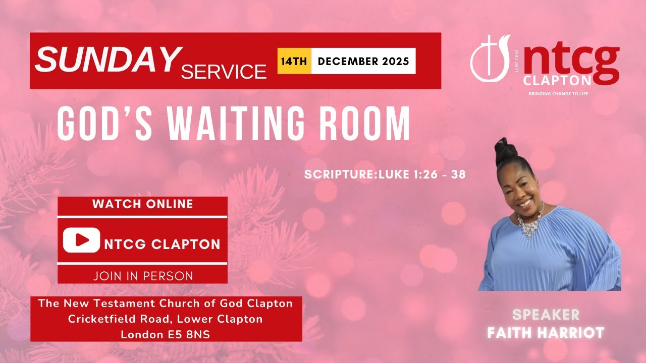 14-12-25 God’s Waiting Room - Speaker Faith Harriott