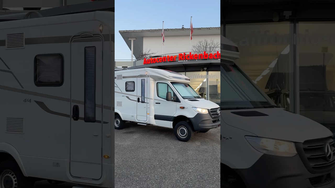 Mercedes Sprinter Hymer MLT 560 3,5t. Jg. 7.2020 zuschaltbarer 4x4 + Untersetzung 1.Hand