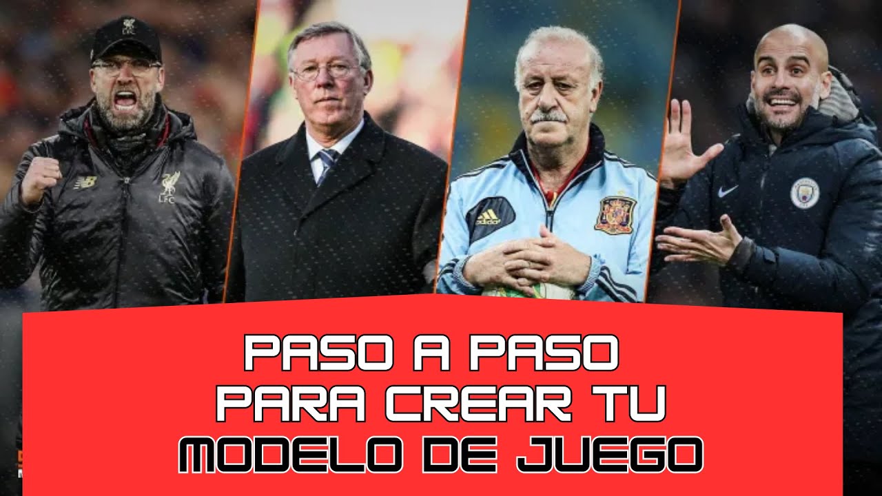 paso a paso para CREAR TU MODELO DE JUEGO  // CURSO ENTRENADORES DE FUTBOL