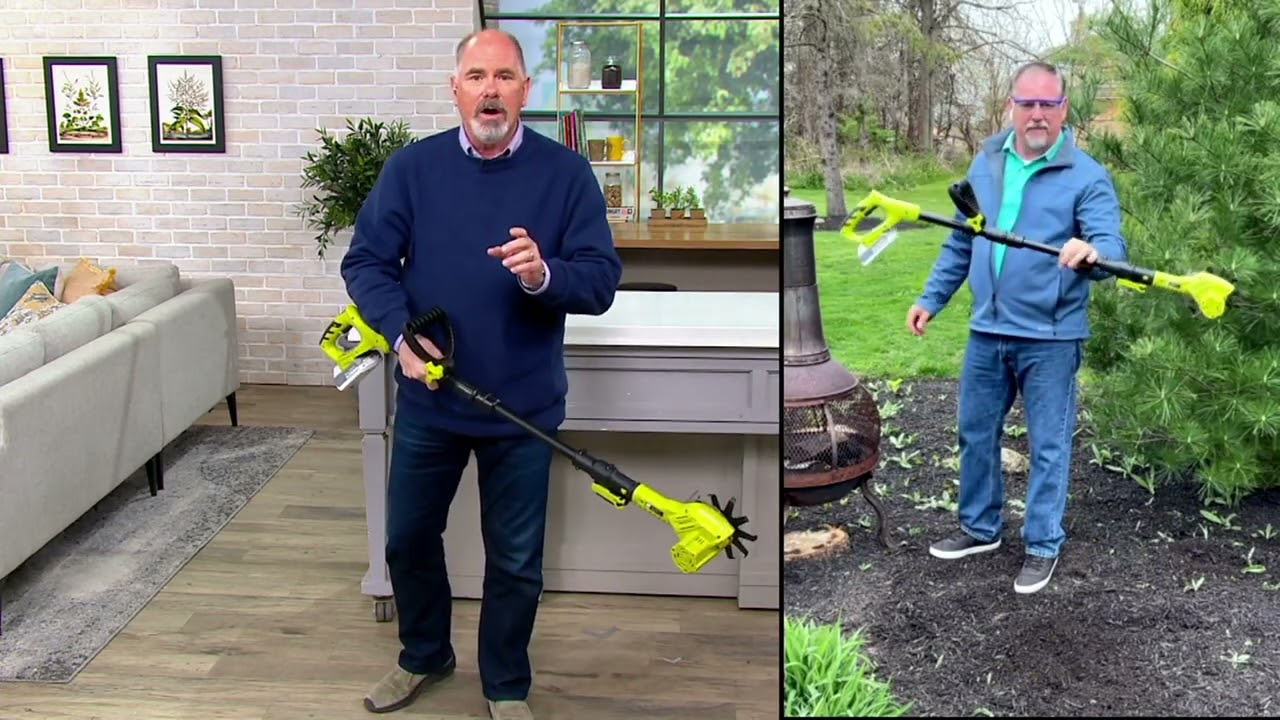 Sun Joe 24V Cordless Telescoping Cultivator with Battery on QVC