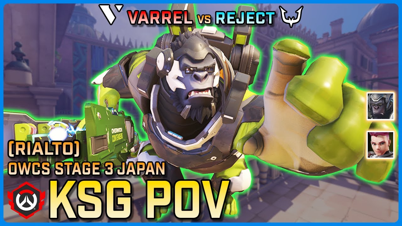 [ KSG ] Winston of Wonder | Varrel vs REJECT | Rialto | OWCS JPN Stage 3