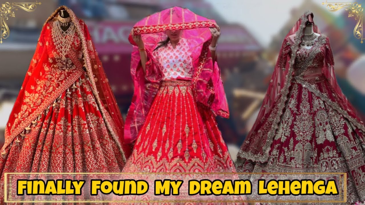 Exploring Dehradun’s Best Bridal Lehenga & Saree Shops🫣| Bridal Shopping in Dehradun Paltan Bazar 🛍️