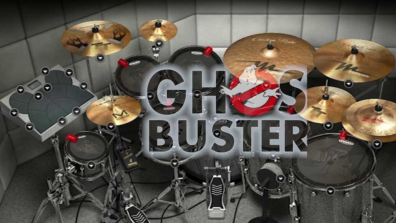 Ray Parker Jr. - Ghostbusters ( backingtrack keys bass and drums) pista de batería