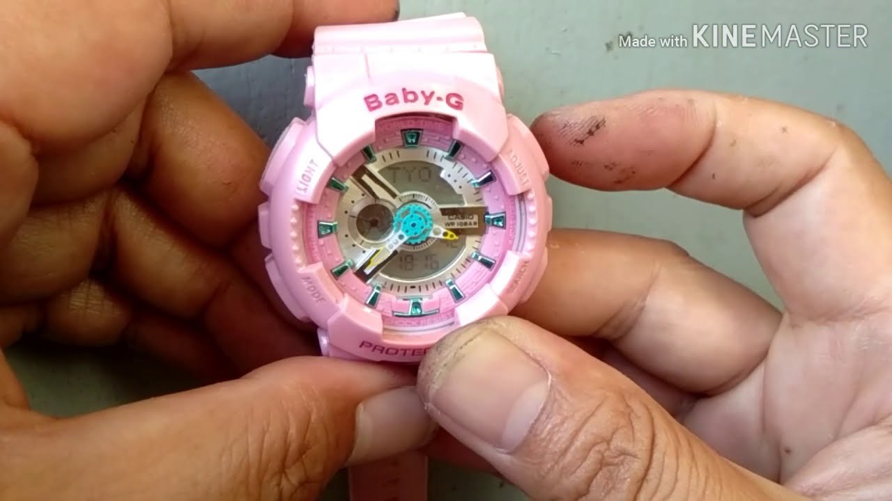 ตั้งเวลานาฬิกา BABY G ,BAG 130