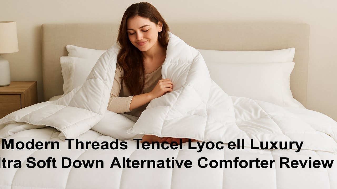 🛏️ Modern Threads Tencel Lyocell Luxury Ultra Soft Down Alternative Comforter Review ☁️