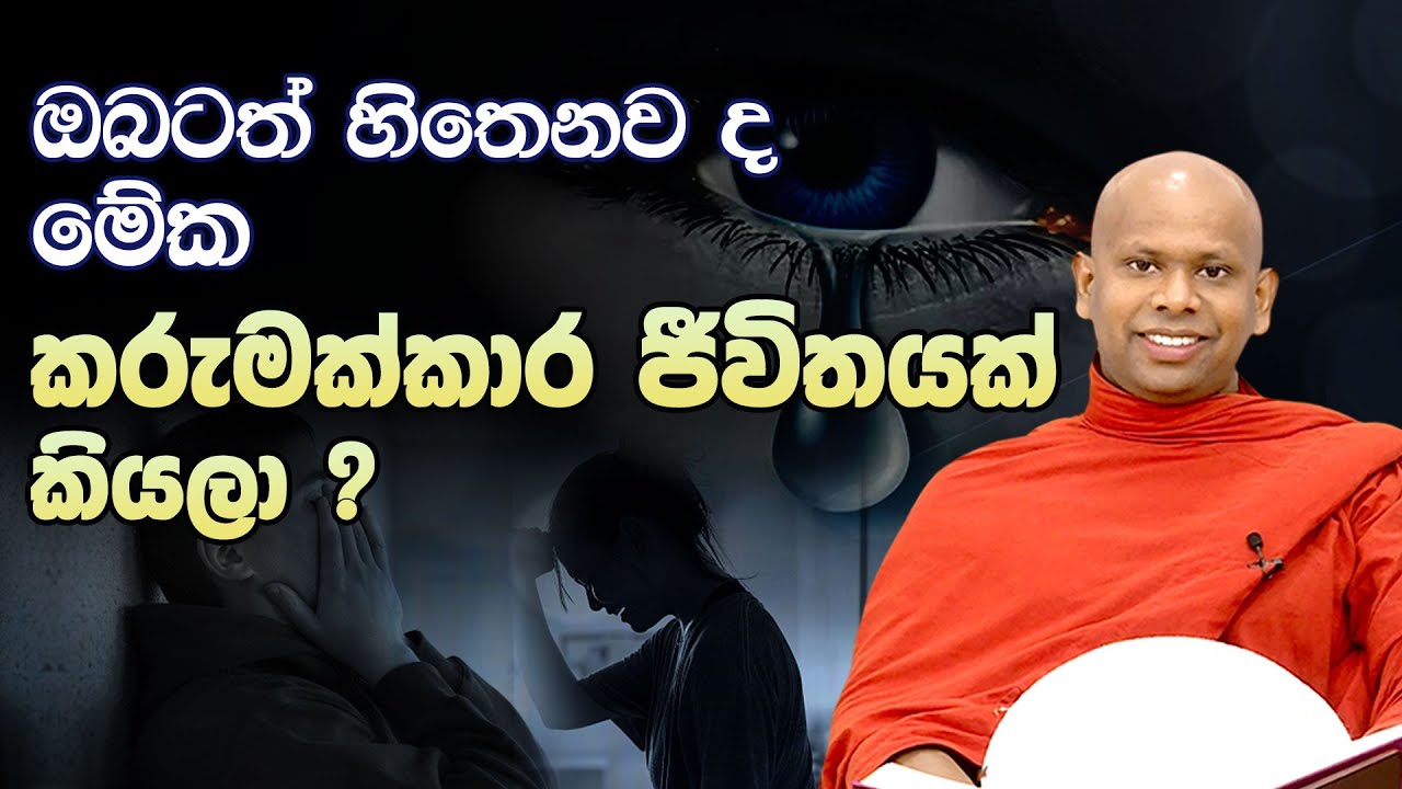 ඔබටත් හිතෙනව ද මේක කරුමක්කාර ජීවිතයක් කියලා ? |  Venerable Welimada Saddaseela Thero