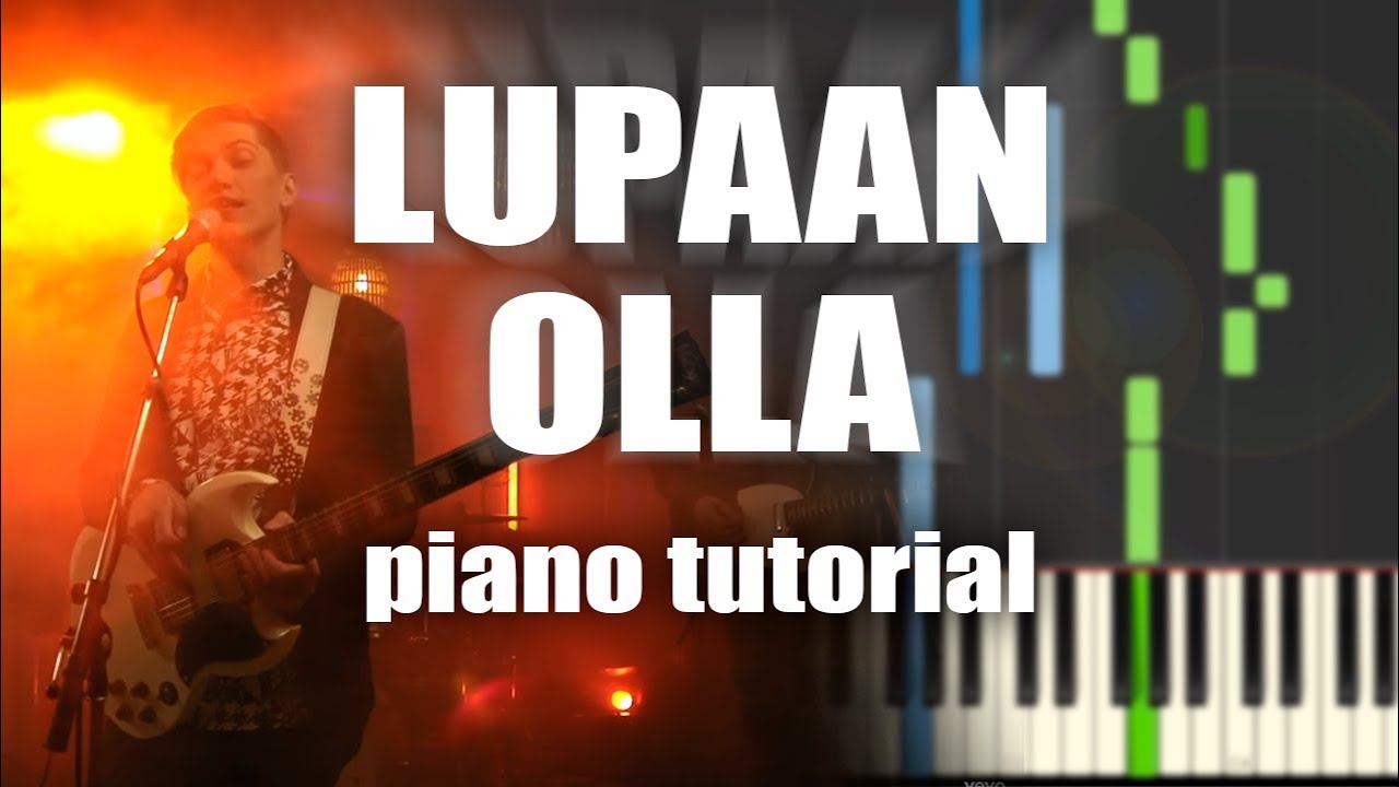 Nopsajalka - Lupaan olla | PIANO TUTORIAL