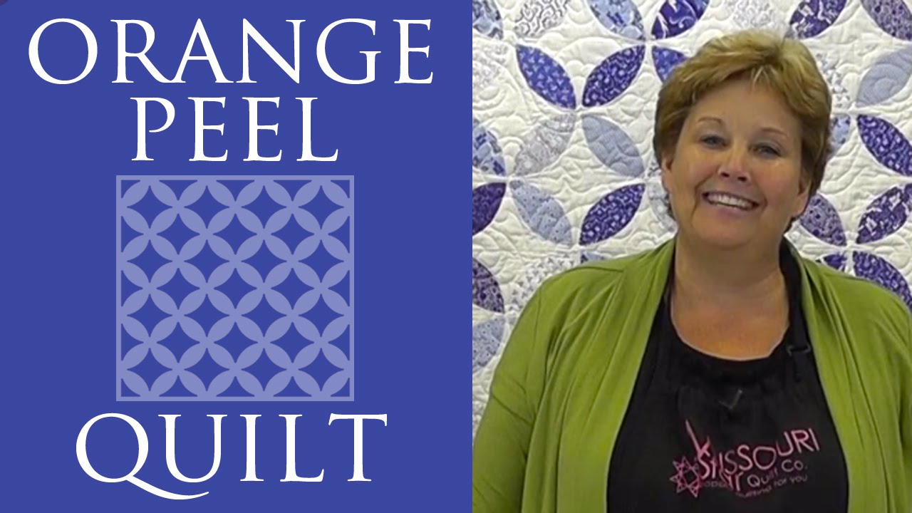 Make an Orange Peel Quilt with Jenny Doan of Missouri Star! (Video Tutorial)