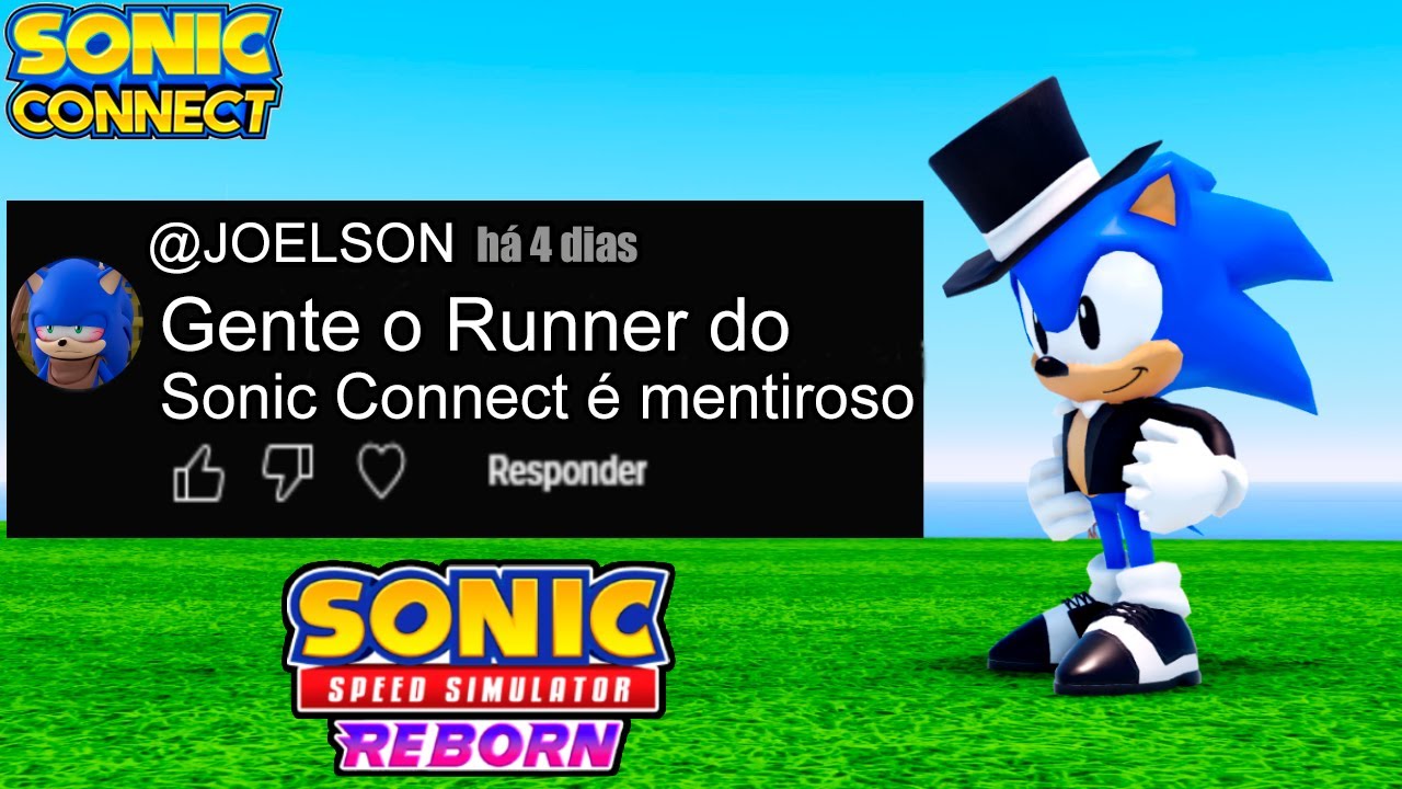 EU FUI TAXADO DE MENTIROSO ! RESPONDENDO OS COMENT&Aacute;RIOS SOBRE SONIC SPEED SIMULATOR REBORN (ROBLOX)