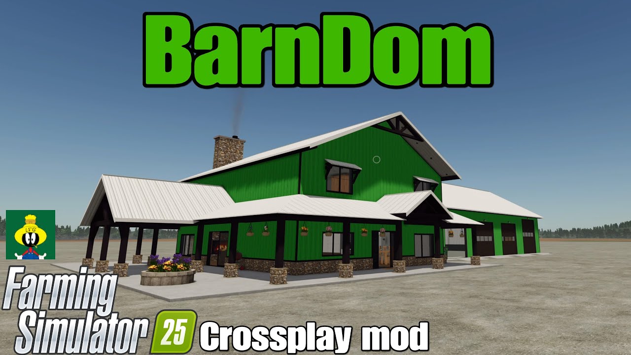 Мод для кроссплатформенной игры BarnDom / FS25