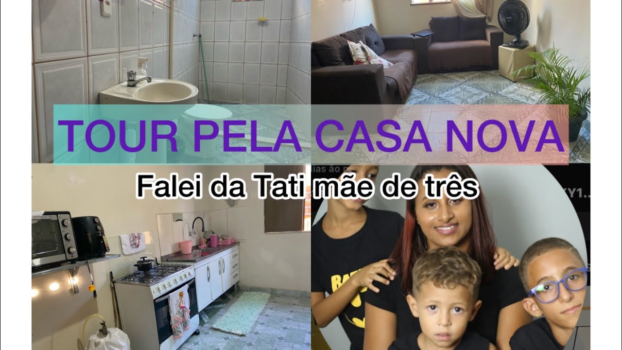TOUR  PELA MINHA CASA NOVA|| FALEI DA YOUTUBER TATI MÃE DE TRÊS 