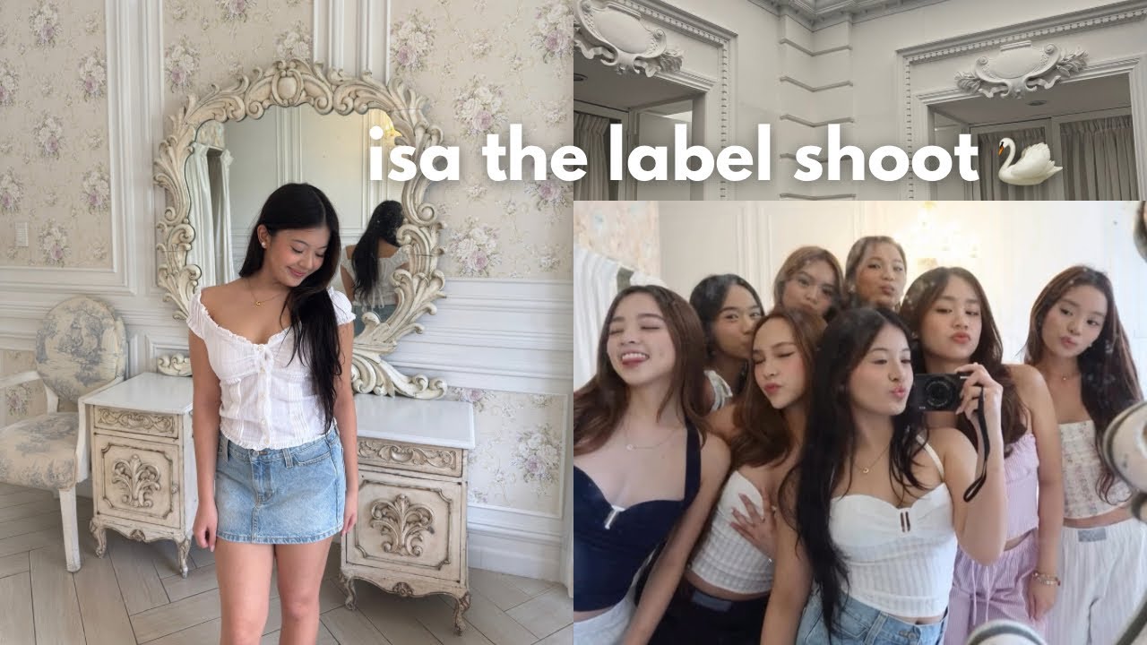 day in my life: modeling for isa the label 𐙚⋆°.⋆♡