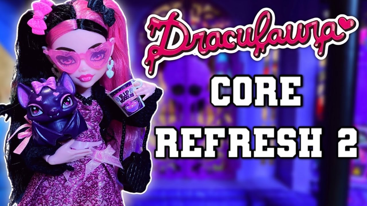 Лучшая Дракулаура из G3? Распаковка Monster High Core Refresh 2!