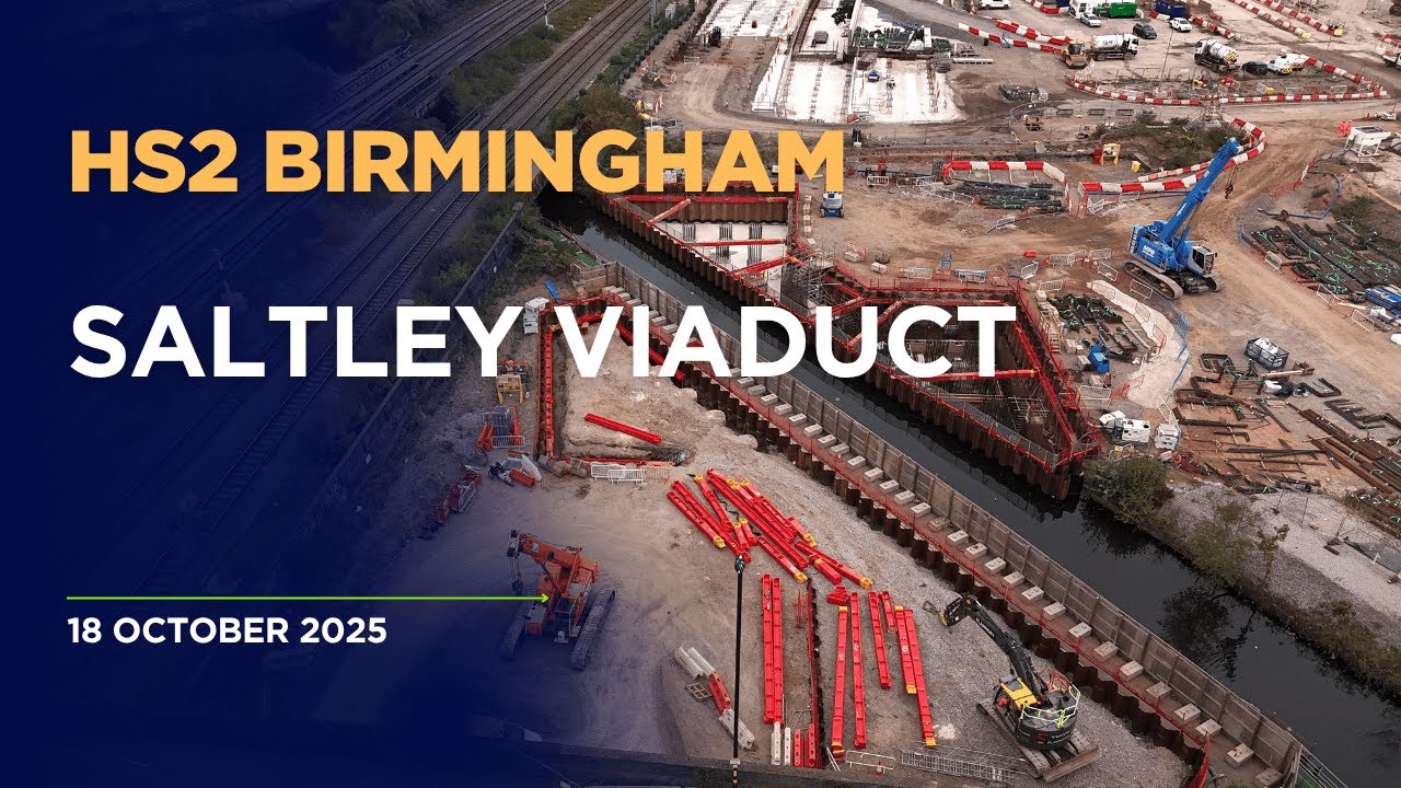 HS2 Saltley Viaduct Birmingham #hs2 #birmingham