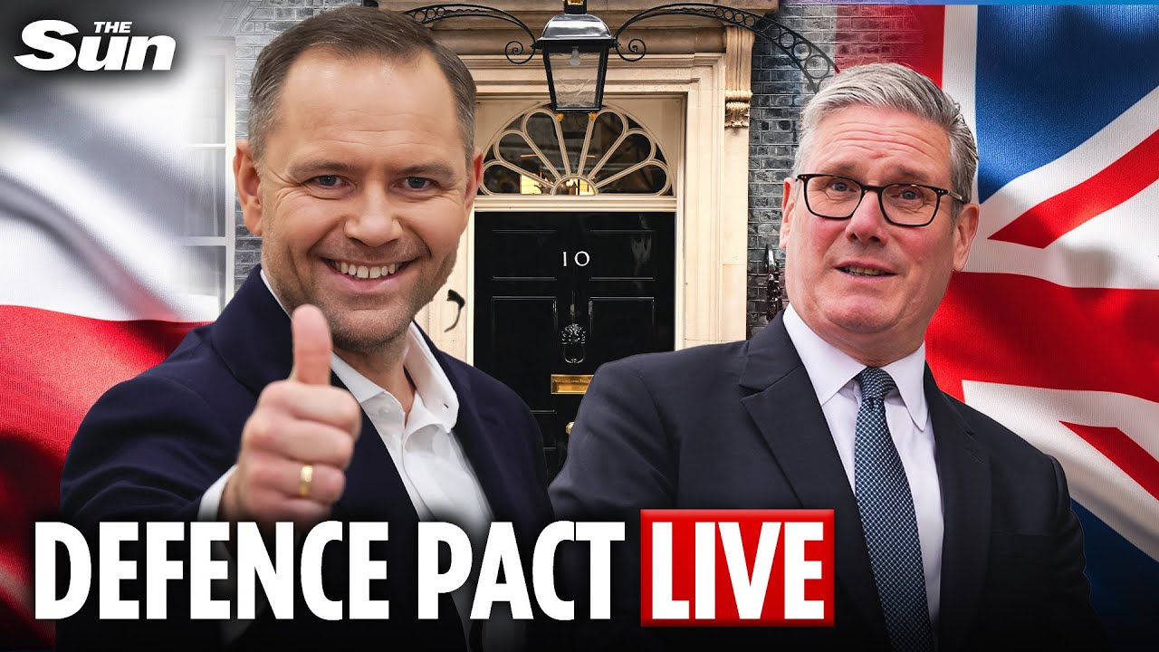 LIVE: Polish President meets Keir Starmer as Poland prepares to lead NATO logistics for peace deal