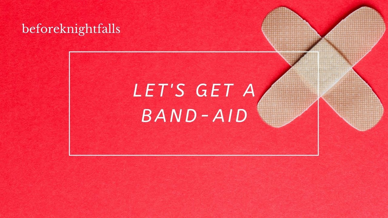 ASMR: let's get a band-aid