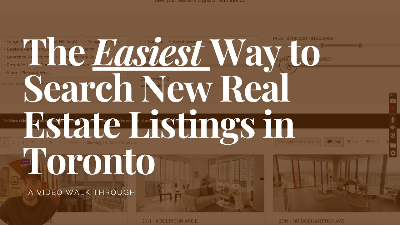 The Easiest Tool to Search New Real Estate Listings in Toronto
