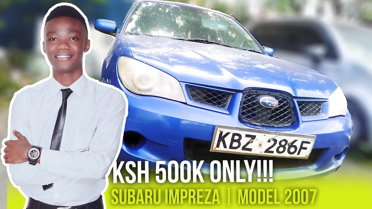LOCALLY USED || SUBARU IMPREZA || MODEL 2007 LA-GG2 || REG KBZ || CC 1490 || PRICE KSH 500,000