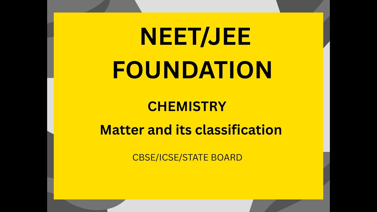 matter & its classification