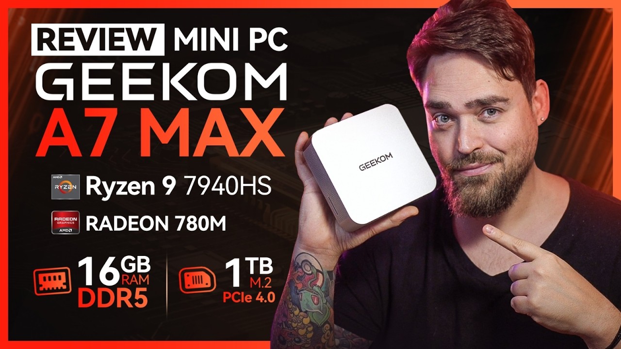El Mini PC POTENTE más SENSATO: Geekom A7 MAX