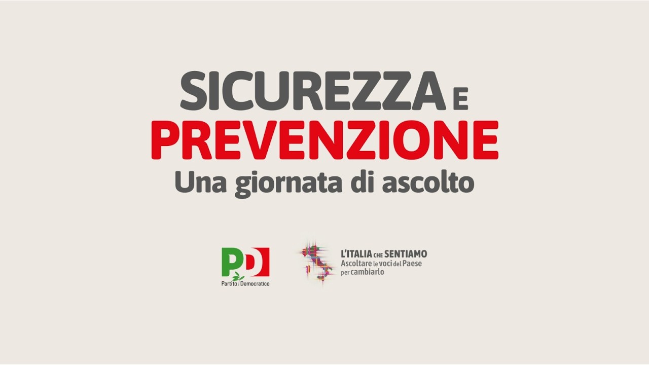 Sicurezza e prevenzione - Una giornata di ascolto