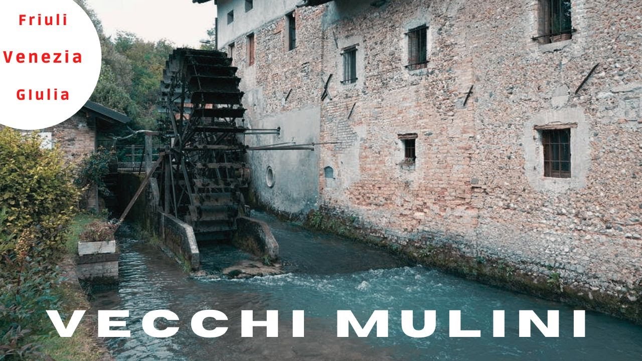 Vecchi mulini e rogge del Friuli dove si macinava la farina di polenta Codroipo Friuli contadino