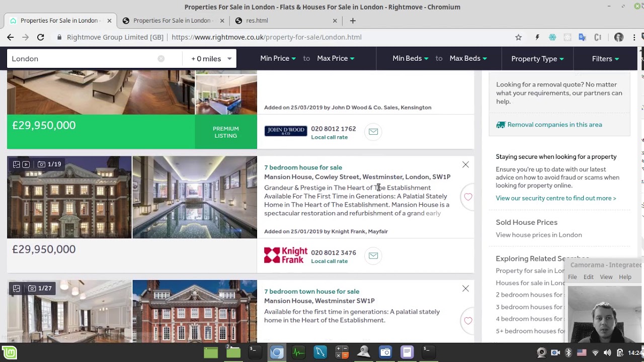 web scraper | UK real estate rightmove web scraping tutorial | python requests beautifulsoup