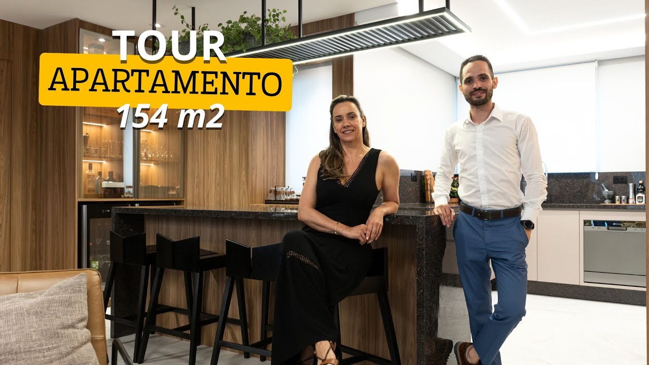 TOUR APARTAMENTO 154M² - APARTAMENTO MARAVILHOSO