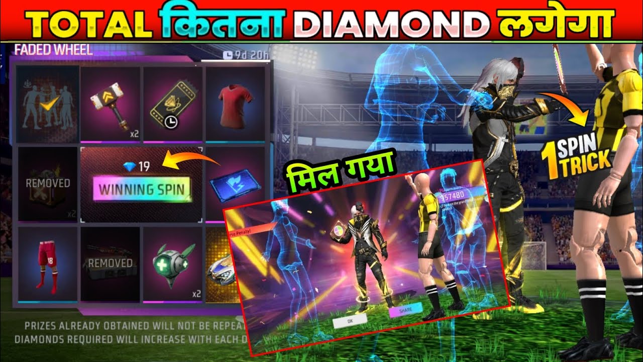 Reverse Penalty Emote Faded Wheel 1 Spin Trick New 7 June Emote Kitne Diamond Me Nikalega FF