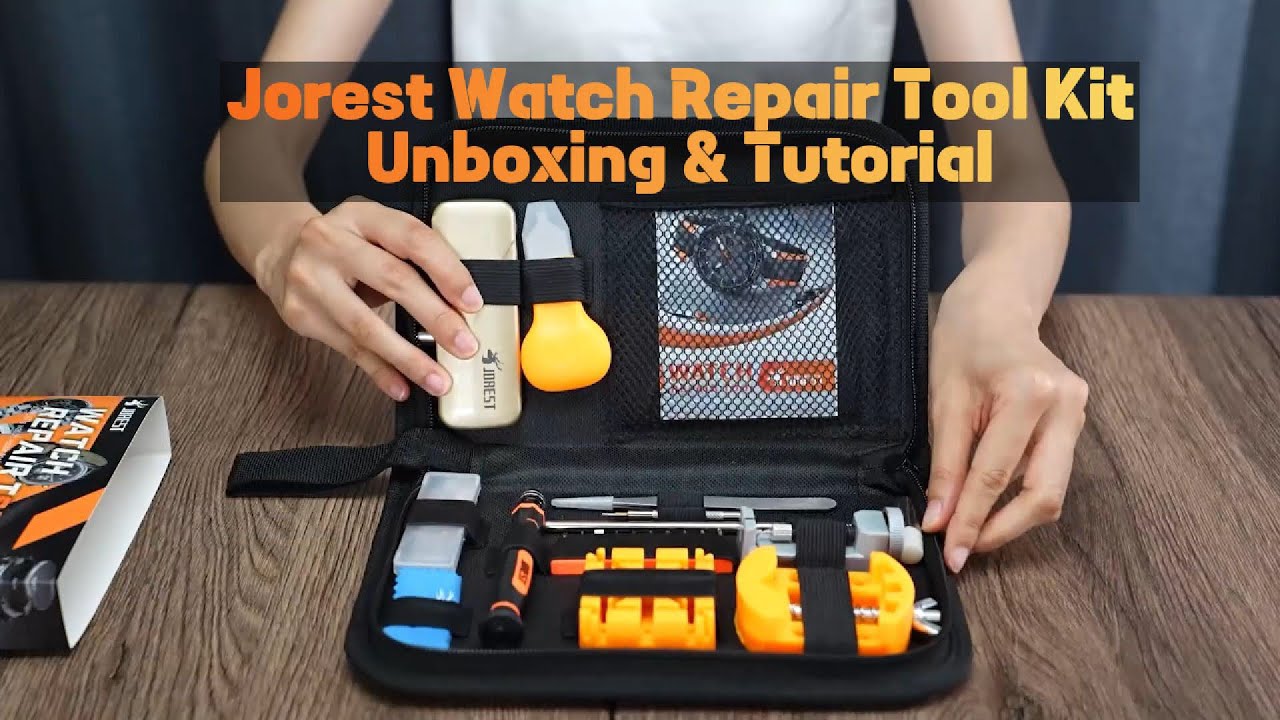 Jorest Watch Repair Tool Kit Unboxing & In-Depth Tutorial