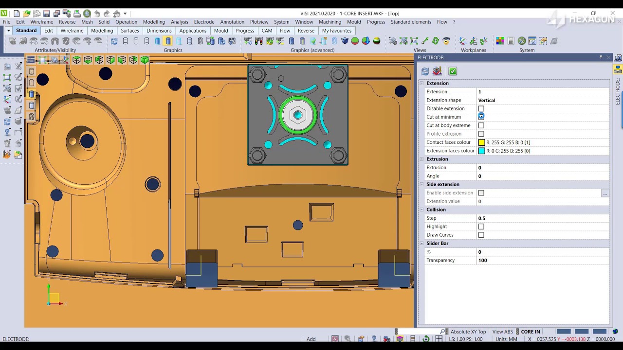VISI Electrode Design - Hexagon