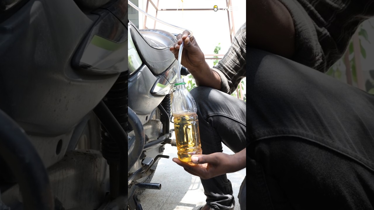 how to take petrol from bike? petrol trick | LMES #petrol #bike