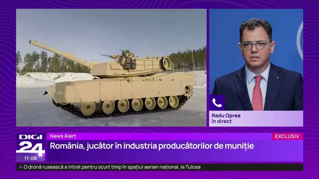 România devine singurul producător de muniție din Europa pentru tancurile Abrams