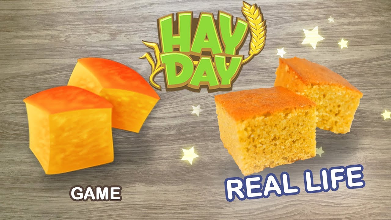 Hay Day - How to make Cornbread from Hay Day in REAL LIFE