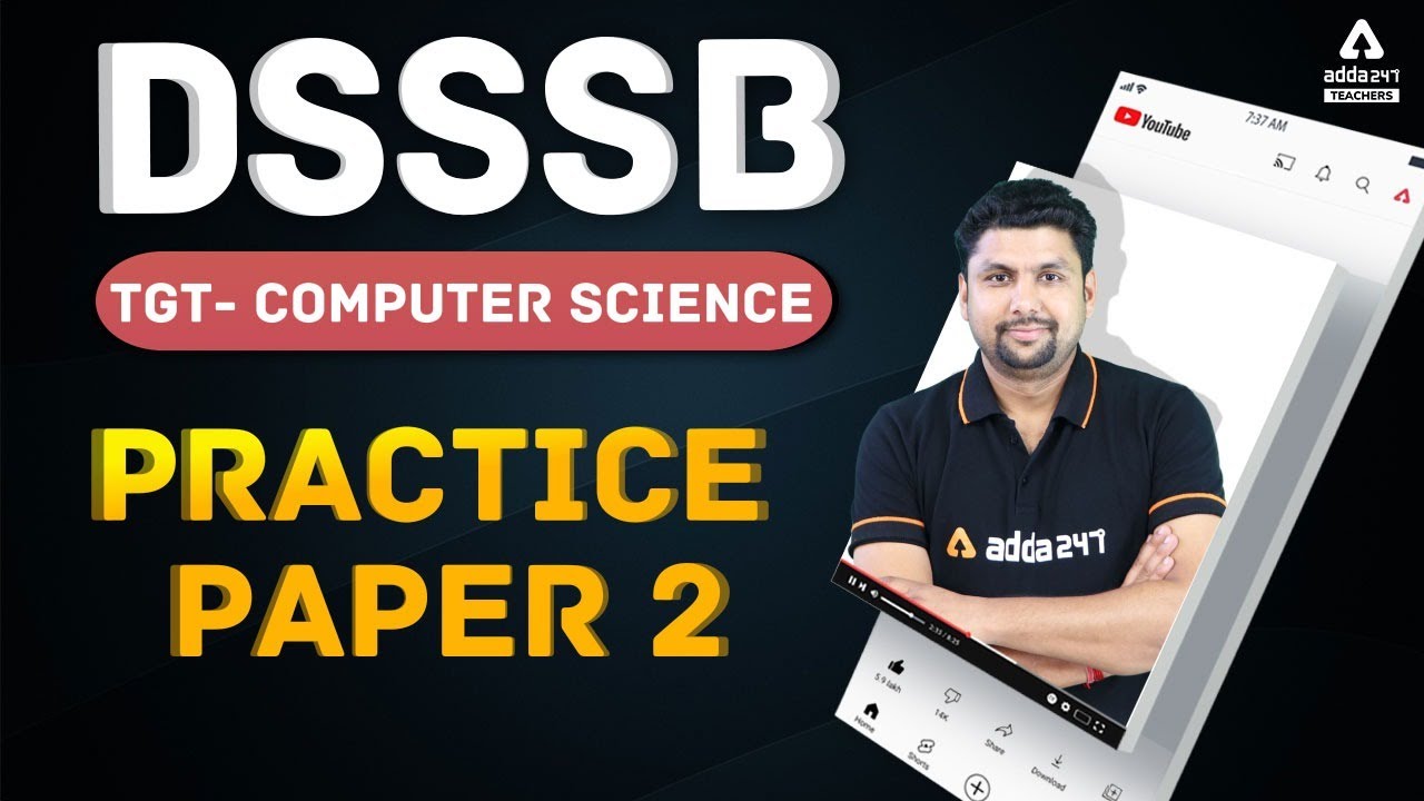 DSSSB 2021 TGT Computer Science | Practice Paper 2