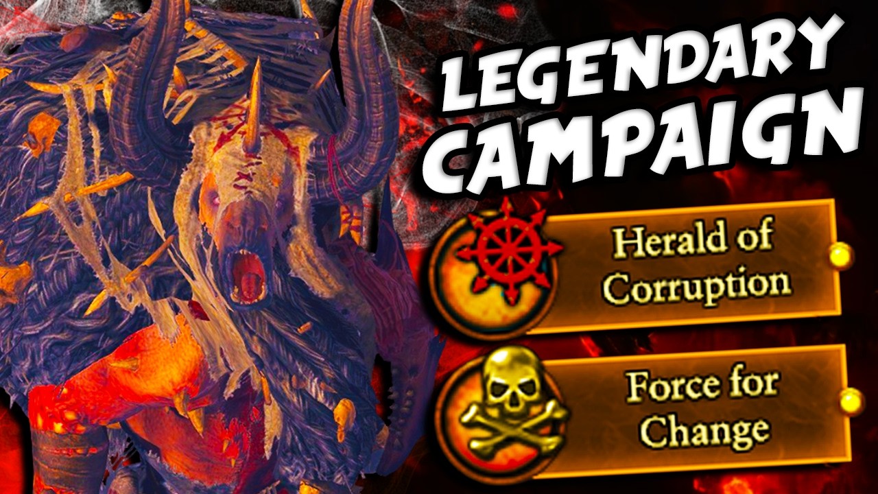 Drowning the World in Chaos Corruption as Morghur in Total Warhammer 3!