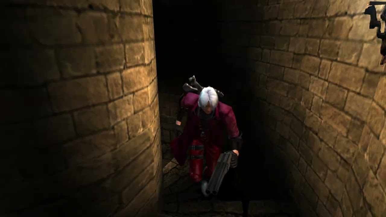 Devil May Cry 1 Mission 4 pt1 Spider phobia warning in beginning