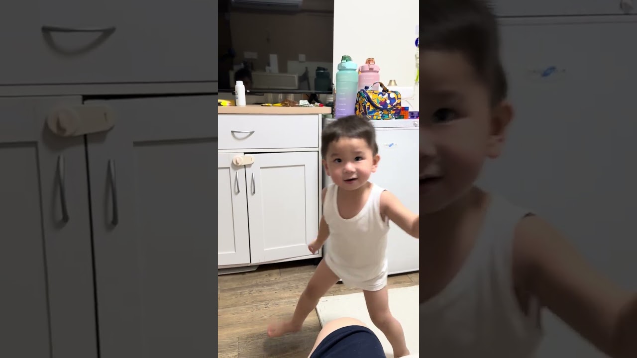 Playing with blower 