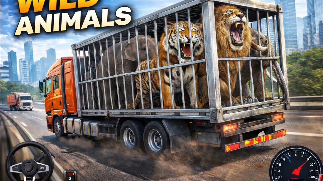 Lion Tiger Transport Mission 🦁 | Animal Cargo Truck Simulator