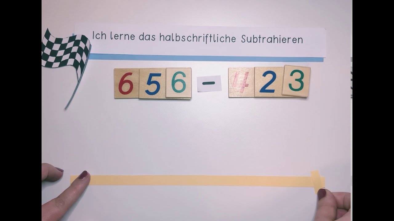 Das halbschriftliche Subtrahieren im Zahlenraum bis 1000