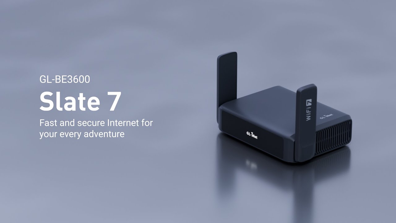 MEET Slate 7 (GL-BE3600) | GL.iNet&rsquo;s First Dual-band Wi-Fi 7 Travel Router!