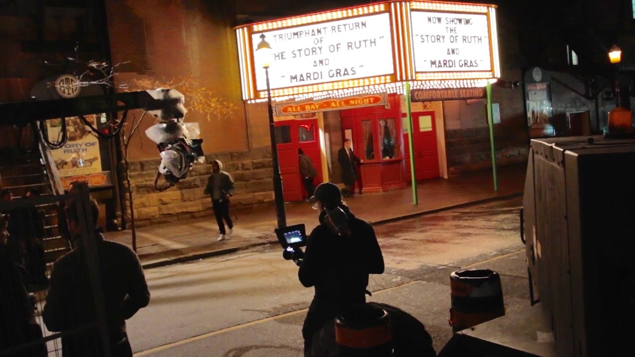 ERO SUL SET DI UN FILM HOLLYWOODIANO