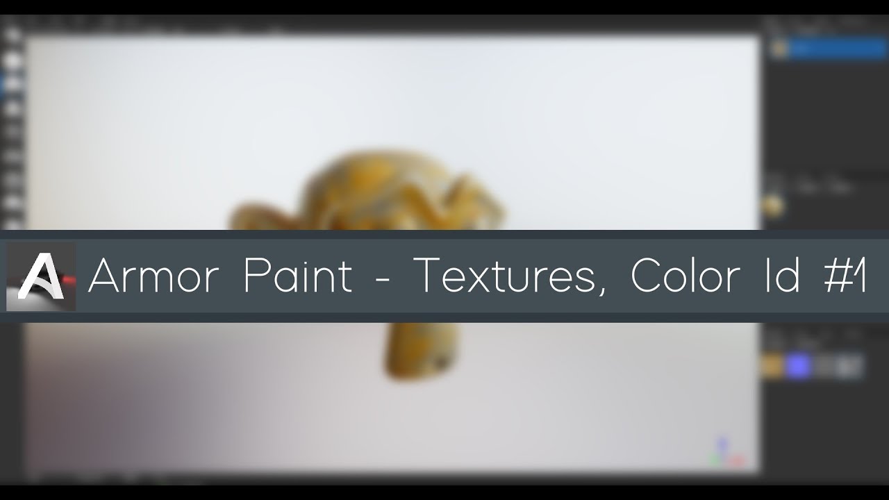 Armorpaint - Textures, Color Id | Beginner #1