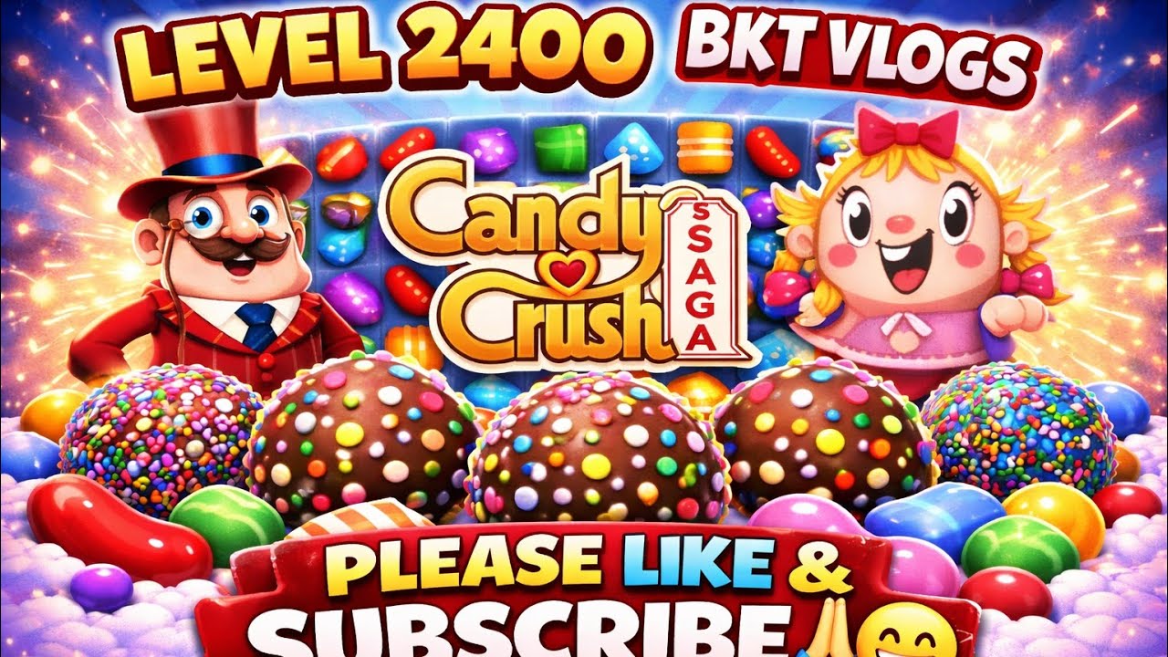 Candy Crush Saga 🔥 Impossible Level 2400 | Last Move Win Move Se Jeet 😳 Candy Crush Saga Must Watch