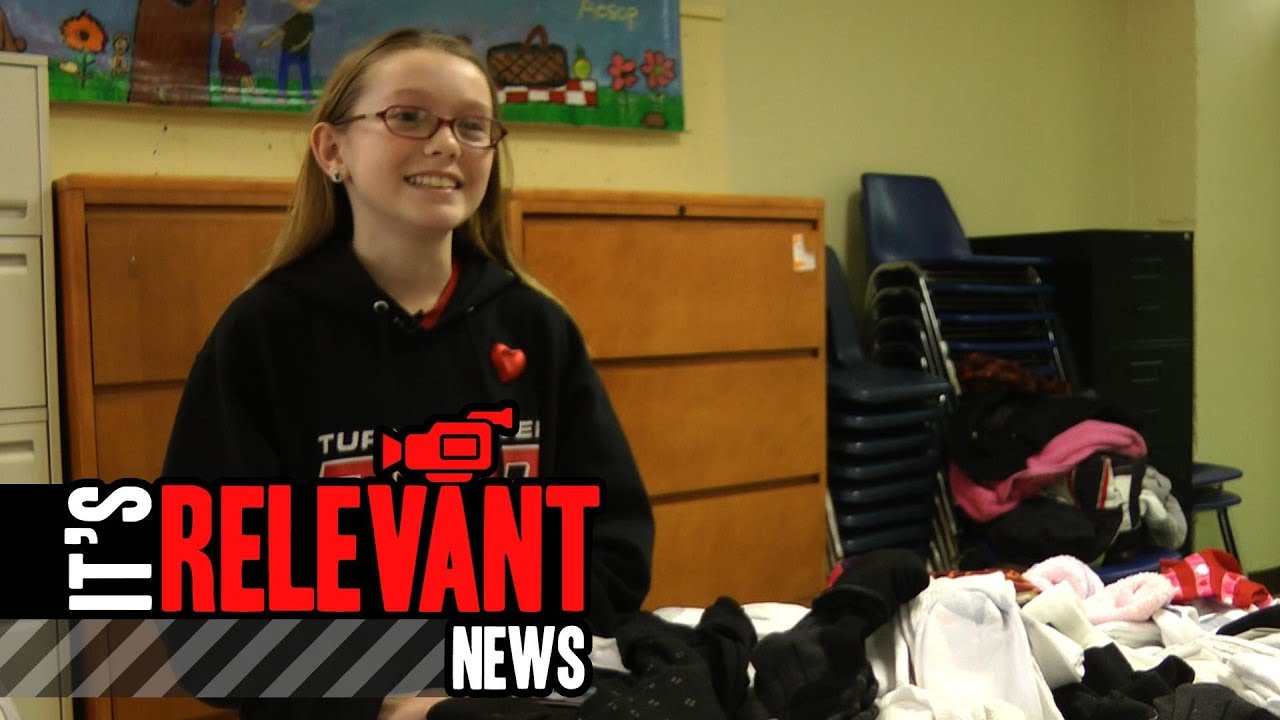 Turn of River Student Donates Socks to Warm Hearts