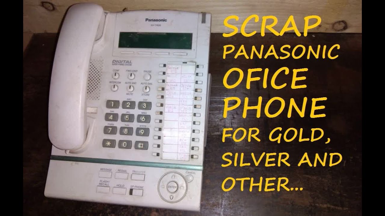 Ofice phone scrap for gold and other...