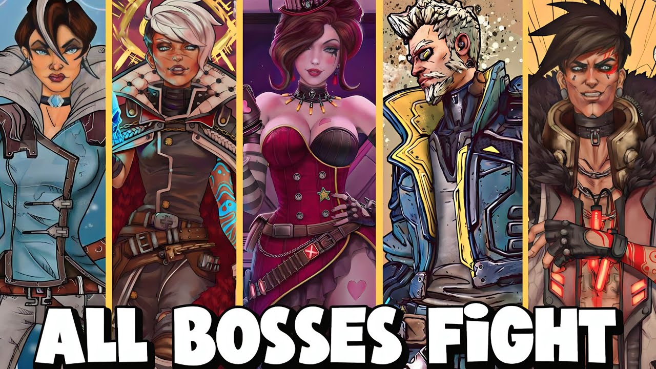 ALL BOSSES FIGHT - BORDERLANDS 3 (WITH CUTSCENES) [FULL HD]