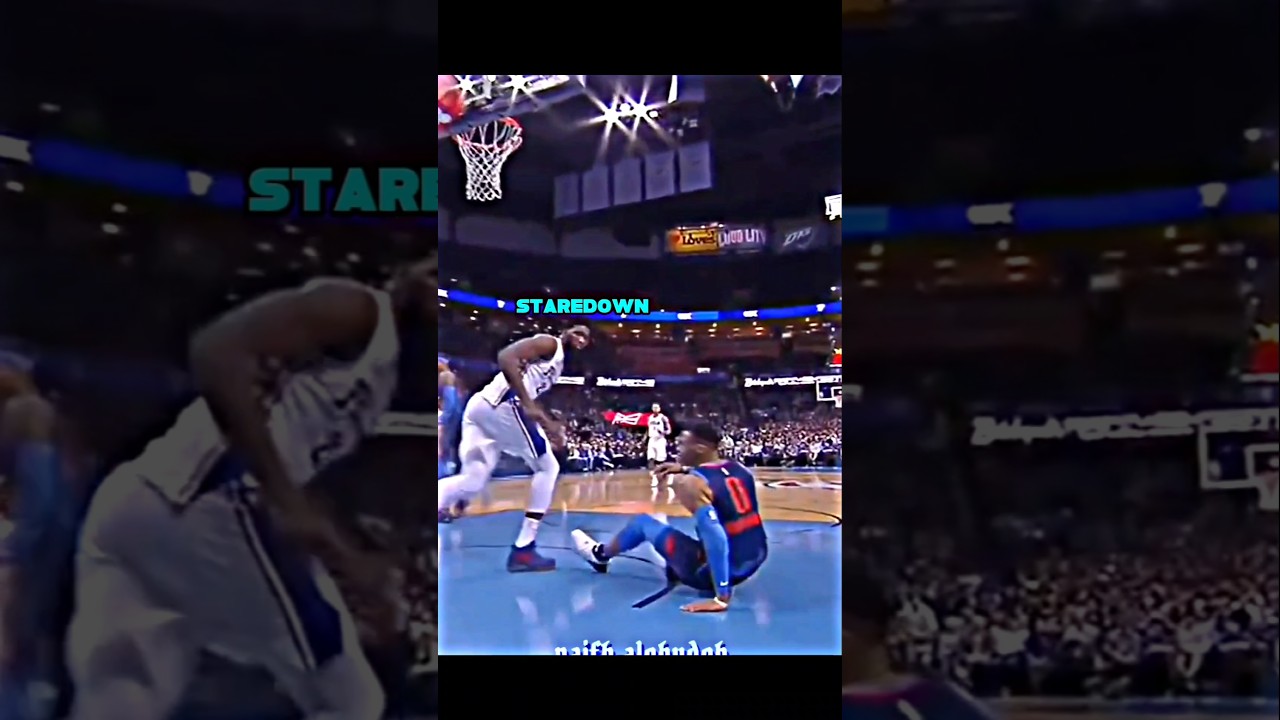 Westbrook got his REVENGE on Embiid 😳☠️