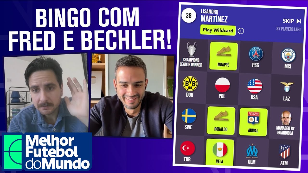 FRED E BECHLER DESAFIADOS NO BINGO DO FUTEBOL! SER&Aacute; QUE GABARITARAM?