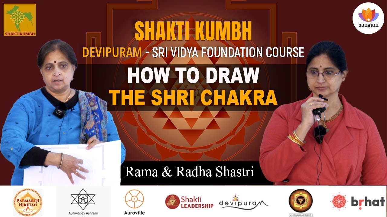 How to Draw Sri Chakra: Ancient Sacred Geometry Step-by-Step Tutorial | Devipuram Master Class